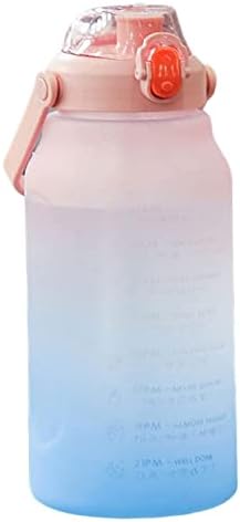 Спортна бутилка за вода обем 1500/2000 мл за многократна употреба Чаша за вода, Преносима чаша за пътуване и