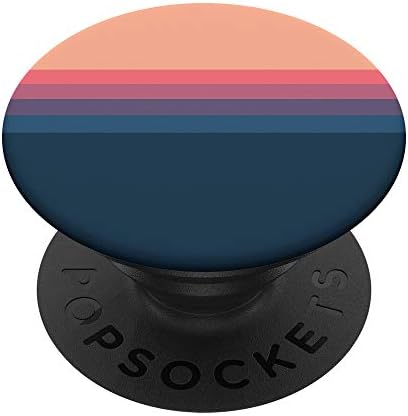 Попсокеты PopGrip с коралово-сини модел, във формата на ретро-цветен блок: Замяна дръжка за телефони и таблети