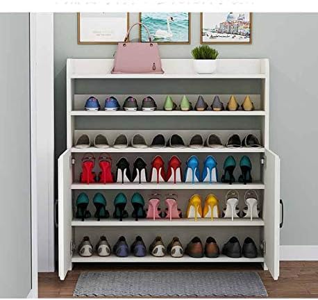 Рафт за обувки, на Конзолата Шкаф, Лесен Многослоен Шкаф за Обувки с Голям Капацитет, Шкаф за съхранение на