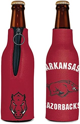 Охладител за бутилки WinCraft NCAA Arkansas Razorbacks, Цветовете на Отбора, Един Размер