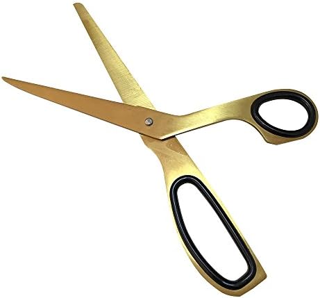 Месингови Златни Ножици За Домашния офис Unquie Design Асиметрични Ножица (1)