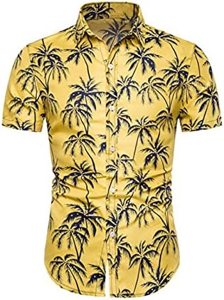 2023 Нов Хавайски Мъжки Летен Комплект, Модна Тениска с Къс ръкав, къси Панталони, Мъжки Костюми и Комплекти