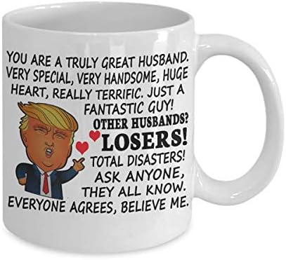 Подаръци с Чаша Тръмп За Отлично съпруга си - Наистина Си Чудесен Мъж, Много Специален, Много е Красив, Наистина