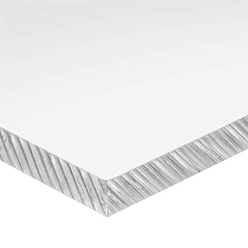 Съраунд мерки и теглилки САЩ - Лят Акрил пластмасов лист PS-CAC-386, Височина 3/16 инча, Ширина 16 см, дължина