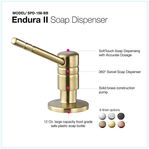 Опаковка за сапун Houzer SPD-158-BB Endura II от Мат-Месинг