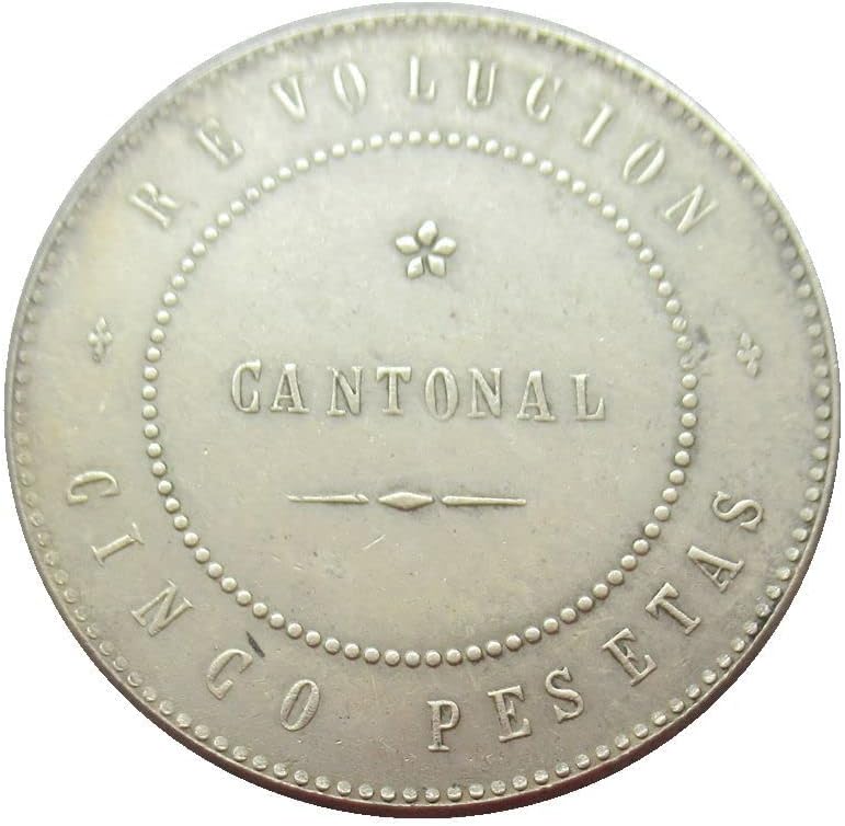 Испанска Възпоменателна монета 1873 г., Чуждестранна Копие на Възпоменателни монети