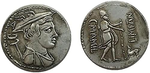 Сребърно покритие Древна Римска Чуждестранна Реплика на Реплика Възпоменателни Монети Любителски Колекция от