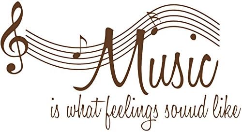 Бодекальная Музика-това е, колкото звучи Чувства, Музикални Цитати, Стикери За Стена, Подвижни Музикални Винилови