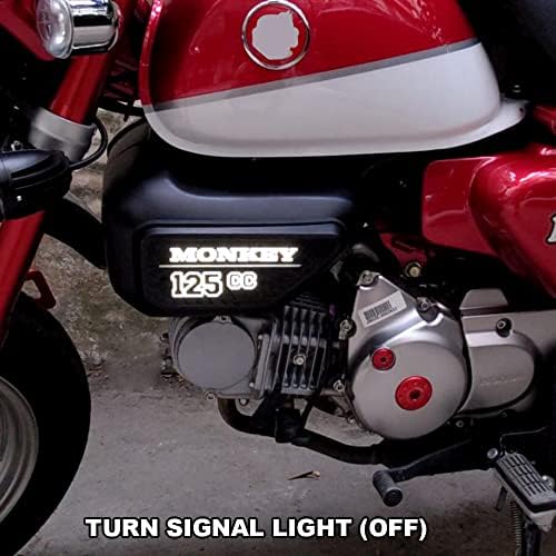 Комплект led подсветка с логото на Kurvia Monkey 125 е Съвместим с Monkey 125 Z125 (2018-2023) (led накладки