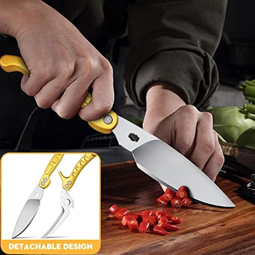 Ножица за птици, Германия, Подвижни Кухненски Ножици за тежки условия на работа, Златни Ножица За птици С Нож