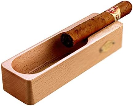 ШИПТ Седалка За Пури, Пепелник Квадратна Пепелник От масивно Дърво с Твърда Пепелник Модни Цигара