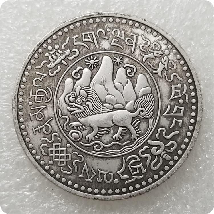 Възпоменателна Монета На Старинни Занаяти От Месинг, Сребърно Покритие Состаренным Сребърен Долар 0145