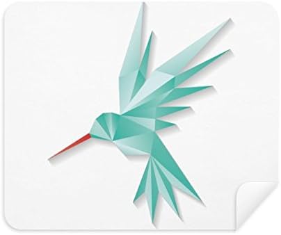 Геометрична Рисунка на Птица Орига Плат За Почистване на Екрана за Пречистване на 2 елемента Замшевой Тъкан