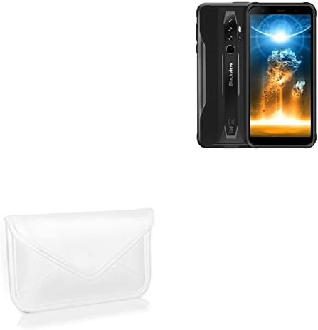 Калъф BoxWave за Blackview BV6300 Pro (Case by BoxWave) - Луксозни Кожена чанта-месинджър, чанта-плик от изкуствена