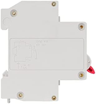 KAVJU YCB6N-32 6-32A 1P + N MCB Миниатюрен автоматичен прекъсвач Фазно-неутрален автоматичен прекъсвач Електрически ключ за Домашно сигурност (Цвят: N 1P, размер: 20A)