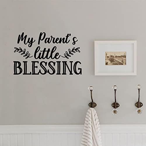 Малко Благословията на Родителите Ми, Стикери за Стена, Семейни Стикери за Стена, PVC Стикер На Вратата, Семейна