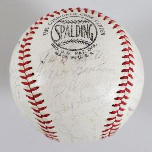 1964 Екипът на Сейнт Луис Кардиналс–Бейзбол екип с автограф (26) Шампиони на Световните серии - COA JSA - Бейзболни
