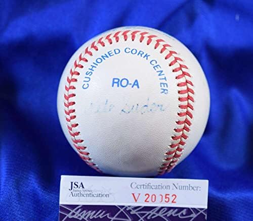 Автограф Пита Судера JSA Coa С автограф OAL Американската лига бейзбол