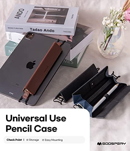 Goospery ［Притежателя + поставка］ Притежателя на Apple Pencil Case 1-во и 2-ро поколение с магнитна закопчалка,
