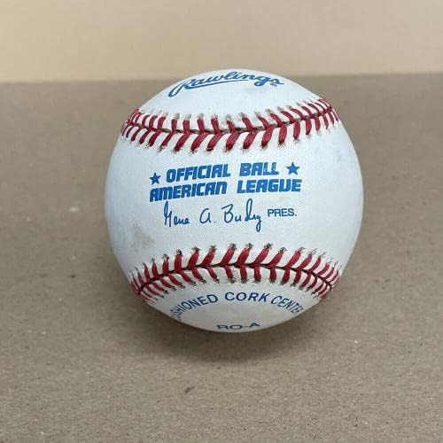 Джак Фишер подписа Бейзболен OAL Auto Голограммой B & E Метс - Бейзболни топки с автографи