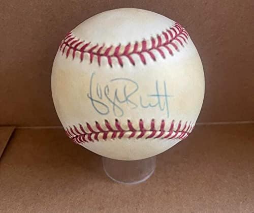 Джордж Брет Роялз Подписа Автограф на Националната лига Бейзбол Jsa Ai62708 - Бейзболни Топки С Автографи
