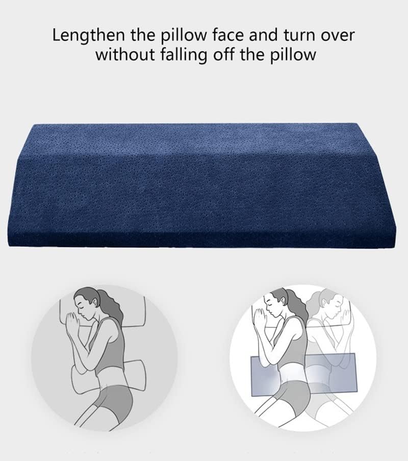 Поясная възглавници от пяна с памет ефект WYKDD, Удължени Странични въздушни възглавници за сън, за бременни,