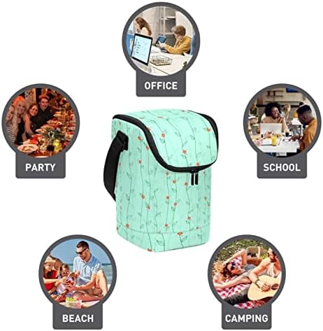 Зелени Шарки Голяма Кофа за Обяд за многократна употреба Обяд-Бокс Лека Чанта За Обяд Компактни Обяд Кутии
