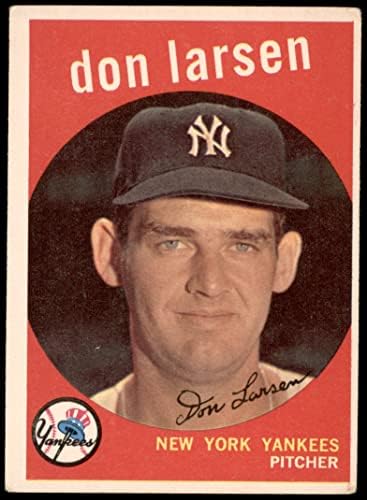 1959 Topps 205 Дон Ларсен Ню Йорк Янкис (Бейзболна картичка) VG Янкис