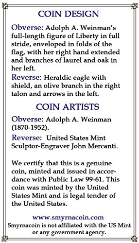 2019 - Американски Сребърен Орел . 999 проба Сребро с Нашия сертификат за автентичност Долар, не циркулиращата