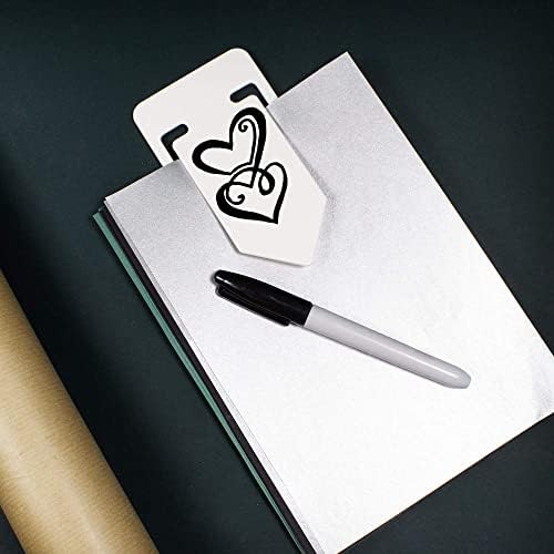 Гигантска Пластмасов скрепка за хартия Azeeda 141 мм Преплетени сърца (CC00068238)