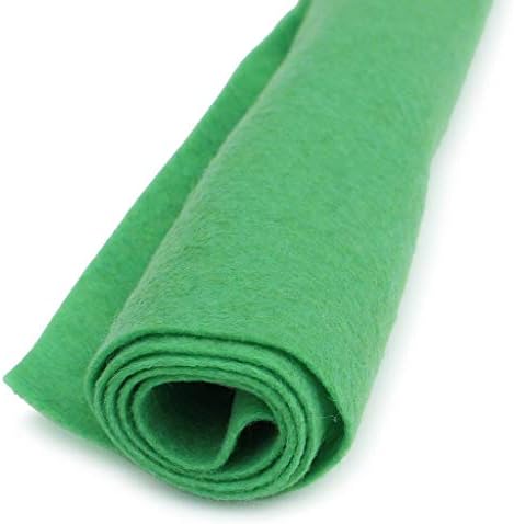 Зелен магическа гора Зелена вълнена фетровая чаршаф - гигант - 35% смес от вълна - 1 чаршаф с размер 36x36 см