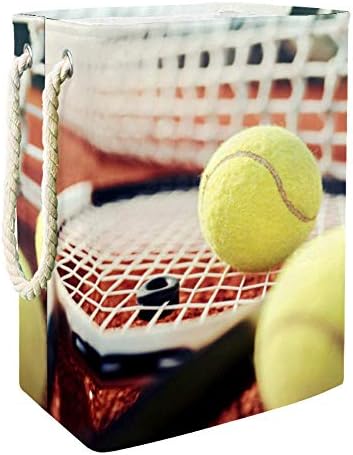 Inhomer на Топка за Тенис 300D Оксфорд PVC, Водоустойчив Кошница За Дрехи, Голяма Кошница за Дрехи за Одеяла