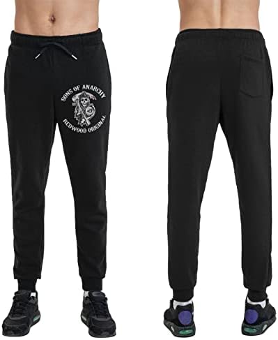 Бутик за Спортни панталони Sons of Anarchy Мъжки Спортни Панталони Памук, Удобни Дълги Панталони