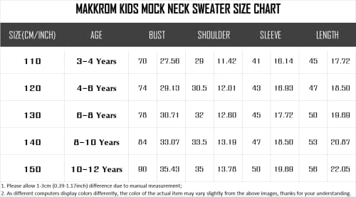 Makkrom/ Пуловер с имитация на Устата за деца и момчета, Пуловер, Вязаный Жилетка Копчета с дълъг ръкав